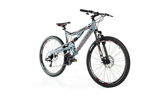 Moma Bikes MTB Equinox Shimano Profesional - Bicicleta Montaña 27.5", Aluminio, Cambio TX-55 24 vel., Doble Freno Disco, Doble Suspensión, L-XL (1.80-2.00 m)