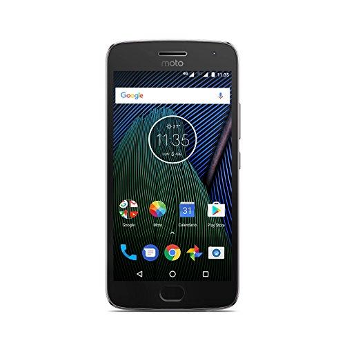 Moto G 5ª Generación Plus - Smartphone libre Android 7 (pantalla de 5.2'' Full HD, 4 G, cámara de 12 MP Dual Pixel, 3 GB de RAM, 32 GB, Qualcomm Snapdragon 2.0 GHz), color gris - [Exclusivo Amazon]