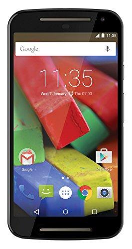 Motorola Moto G 4G (2da generación) Smartphone 5 Pulgadas de Pantalla, LTE, cámara de 8 megapíxeles, Memoria de 8 GB, Android 5 Lollipop, Negro [Reino Unido]