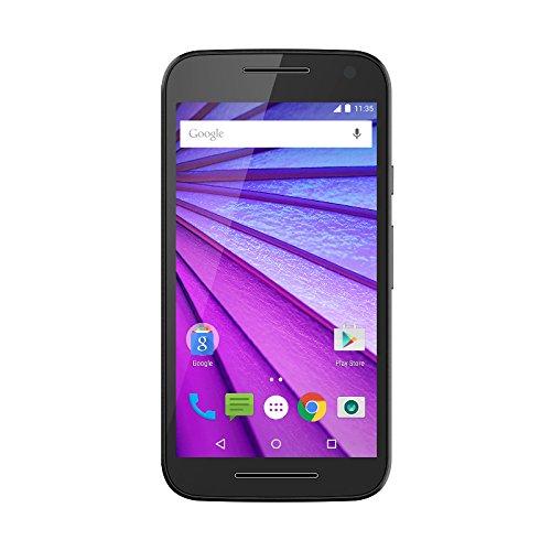 Motorola Moto G (3a Generación) - Smartphone libre Android (4G, 5", 13 MP, 8 GB, 1 GB de RAM), color negro