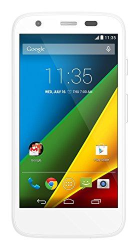 Motorola Moto G 4G - Smartphone libre (pantalla 4.5", cámara 5 Mp, 8 GB, Quad-Core 1.2 GHz, 1 GB RAM, Android 4.4.3) blanco