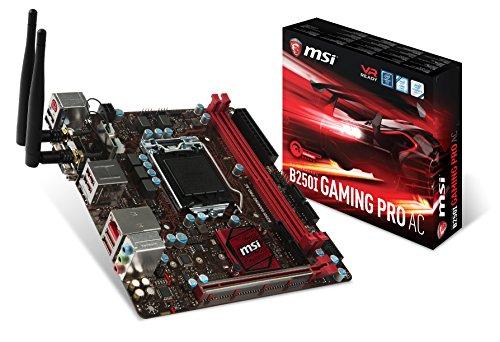 MSI B250I Gaming Pro AC - Placa Base Performance (Chipset Intel B250, DDR4 Boost, Audio Boost, VR Ready, Military Class V)