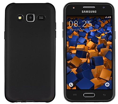 Mumbi HardCase - Funda para Samsung Galaxy J5, Color Negro Mate