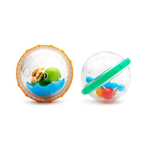 Munchkin juguete de baño flota y juega con burbujas, pack de 2, modelo surtido