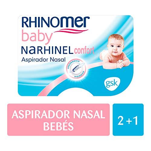 Rhinomer Baby - Narhinel Confort Aspirador Nasal+ 2 recambios blandos desechables