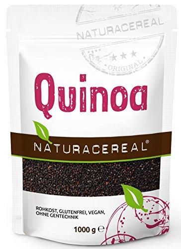NATURACEREAL - Quinoa Negra Premium - 1kg - Fuente Natural de Proteína