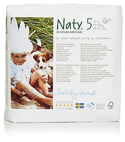 Nature Babycare - Naty 5 (11-25 Kg), 4x 23 Unidades