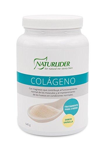 Naturlider Colágeno con Magnesio Sabor Vainilla Tratamiento para 3 Meses - 540 gr