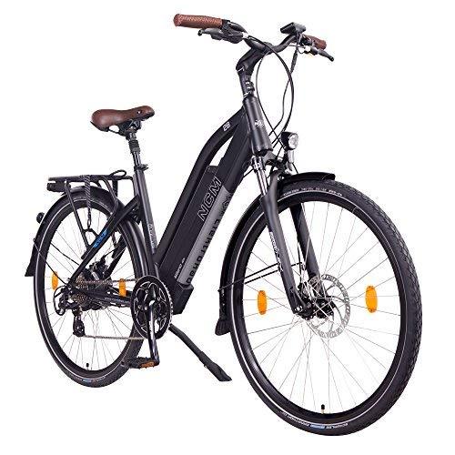 NCM Milano Bicicleta eléctrica de Trekking, 250W, Batería 48V 13Ah 624Wh (28" Negro)