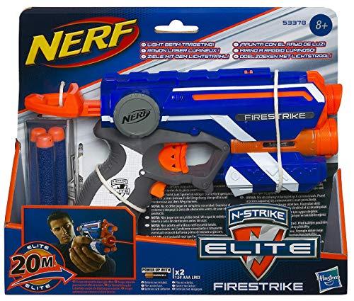 Nerf- Elite firestrike Pistola con luz, Color Naranja (53378EU4)