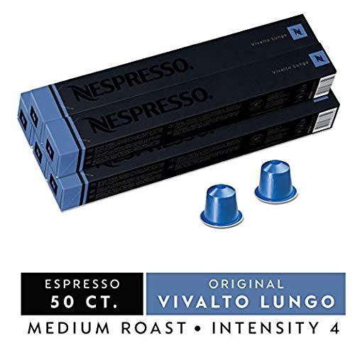 Nespresso 50 Capsulas por cafetera - 50x Vivalto Lungo