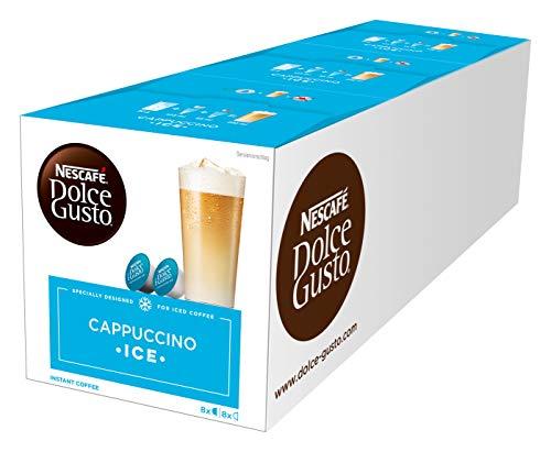 NESCAFÉ Dolce Gusto | Capsulas de Café Cappuccino Ice | Pack de 3 x 16 Cápsulas - Total: 48 Cápsulas