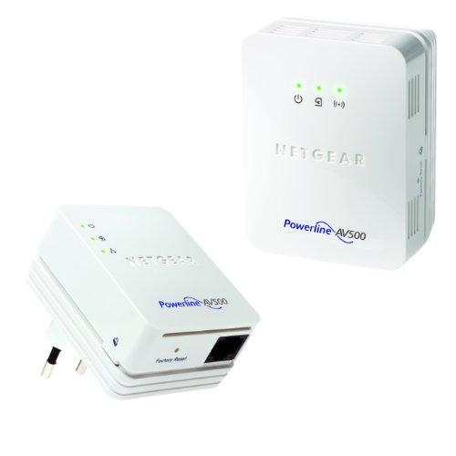Netgear XWNB5201 - Kit de adaptadores de comunicación por línea eléctrica (500 Mbps WiFi)