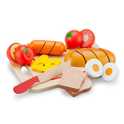New Classic Toys Toys-10578 10578 rol (Cocina y Comida, Estuche de Juego, 1,5 año(s), Preescolar, Niño/niña, Multicolor), Color Madera