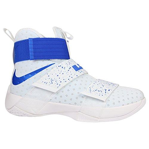 Nike 844374-164, Zapatillas de Baloncesto para Hombre, Blanco (White/Hyper Cobalt/White), 44 EU