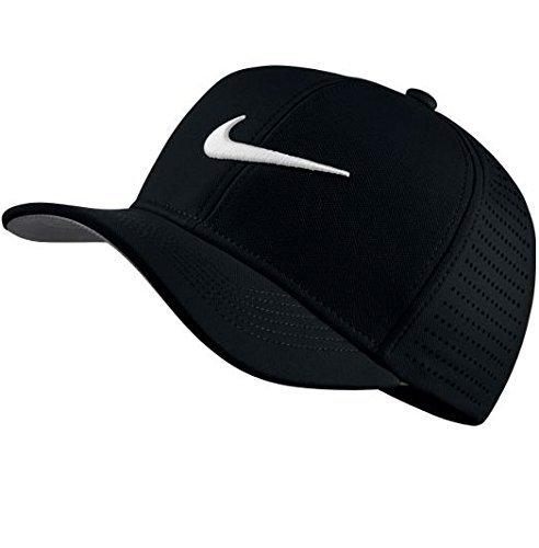 Nike Ya Classic 99, Gorra Unisex de Golf para Jóvenes, Negro, Talla Única
