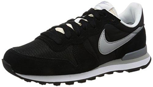 Nike Internationalist, Zapatillas de Running para Hombre, (Black/Metallic White/FLT Silver), 42.5 EU