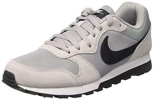 Nike MD Runner 2 Zapatillas de running Hombre, Gris (Wolf Grey/Black-White), 45 EU