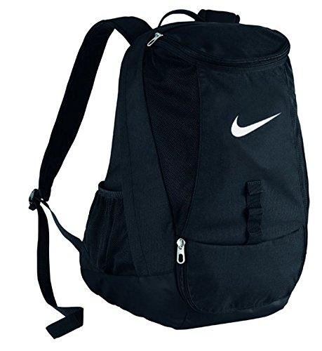 Nike Club Team Swoosh Backpack Mochila tipo casual, 45 cm, 37 liters, Negro (White)