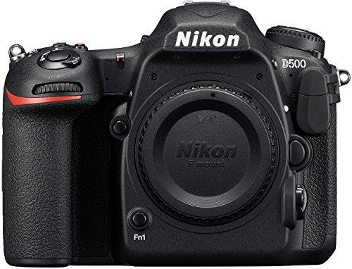 Nikon D500 - Cámara digital (20.9 MP, montura F, 10 fps, 4K), color negro - [Versión Nikonistas]