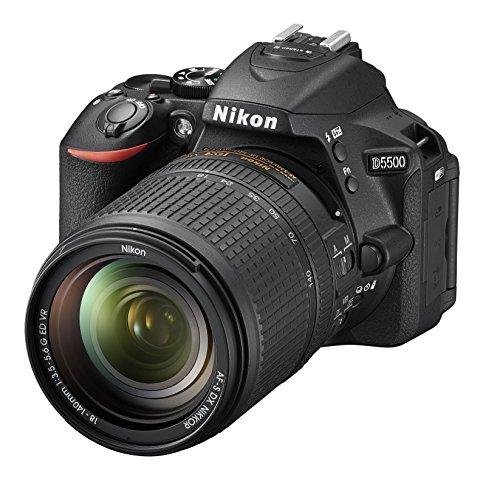 Nikon D5500 - Cámara digital Reflex de 24.2 MP + AFS DX 18-140 mm f/3.5-56G ED VR, color negro