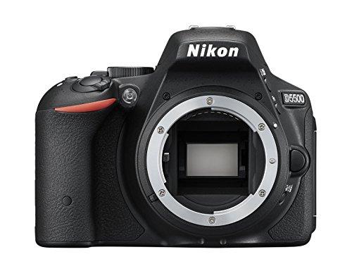 Nikon D5500 - Cámara digital 24,2 Mp (pantalla táctil de 3.2", Wi-Fi, USB, HDMI, enfoque automático, Flash integrado, GPS), negro