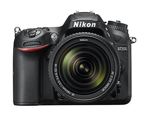 Nikon D7200 - Cámara réflex Digital de 24.2 MP (Pantalla de 3.2", FHD, WiFi), Color Negro - Kit con Objetivo AF-S Nikkor 18-140 mm, f/3.5-5.6 ED VR