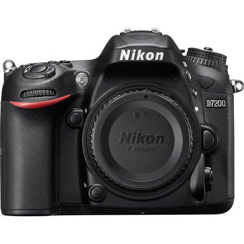 Nikon D7200 Cuerpo de la cámara SLR 24,2 MP CMOS 6000 x 4000 Pixeles Negro - Cámara digital (24,2 MP, 6000 x 4000 Pixeles, CMOS, Full HD, 675 g, Negro)