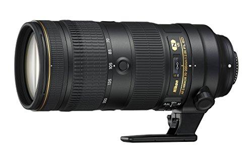 Nikon JAA830DAF - Objetivo para cámara réflex AF-S 70-200 F/2.8 FL ED VR SD2, color negro