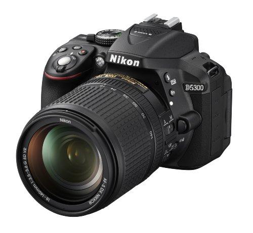 Nikon ND5300 - Cámara réflex digital de 24.2 Mp (con objetivo 18-140 mm), negro [importado]