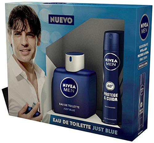 NIVEA MEN Estuche de regalo 2 productos en un pack para hombre con colonia masculina y desodorante en spray, caja de regalo con una fragancia exclusiva