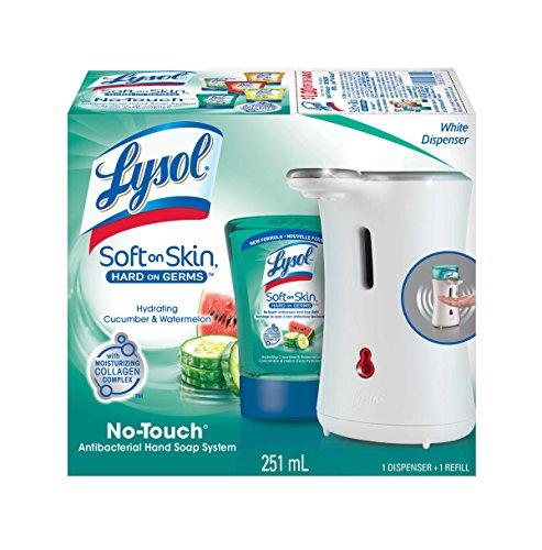 No-Touch Hand Soap Dispenser, 8.5 oz, White, Cucumber, 1/Kit