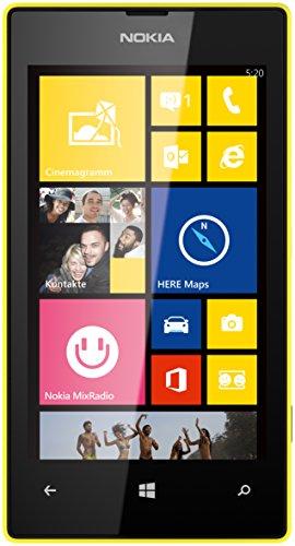 Nokia Lumia 520 - Smartphone libre Windows (pantalla 4", cámara 5 Mp, 8 GB, 1 GHz, 512 MB RAM), amarillo