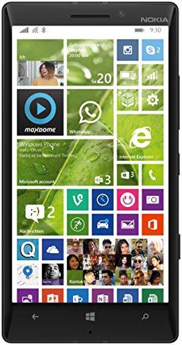 Nokia Lumia 930 - Smartphone libre Windows Phone (pantalla 5", cámara 20 Mp, 32 GB, Quad-Core 2.2 GHz, 2 GB RAM), negro [importado]