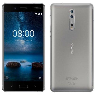 Nokia 8 - Smartphone DE 5.3" (Qualcomm Snapdragon 835, Octa Core, 4 GB de RAM, Memoria Interna DE 64 GB, Android 7.1.1 Nougat) Plata