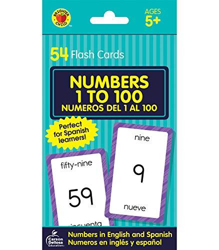 Numbers 1 to 100 Flash Cards: Numeros del 1 Al 100 (Brighter Child Flash Cards)