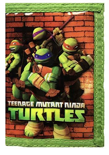 Teenage Mutant Ninja Turtles TUR68 - Monedero Niños Verde Verde 12 Centimeters