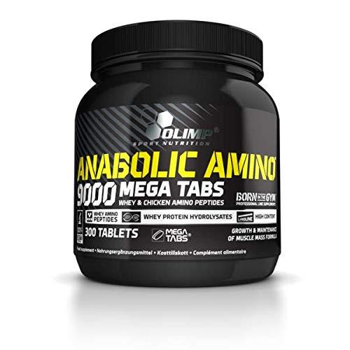 Olimp Sport Nutrition Cápsulas de Aminoácidos Anabolic Amino 9000 Mega - 300 unidades