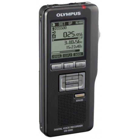 Olympus DS-5500 - Grabadora de voz digital (2 GB, USB), color negro