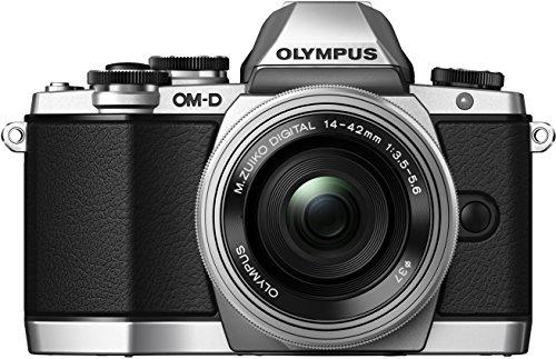 Olympus OM-D E-M10 - Cámara EVIL de 16 Mp (pantalla táctil 3", estabilizador óptico, vídeo Full HD, WiFi), color plata - Kit cuerpo con objetivo 14 - 42 mm EZ
