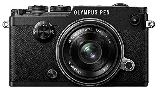 Olympus Pen-F - Cámara Evil con estabilizador, Color Negro - Kit con Objetivo M. Zuiko 17 mm f1.8
