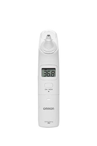 OMRON MC-520-E - Termómetro de oído, color blanco