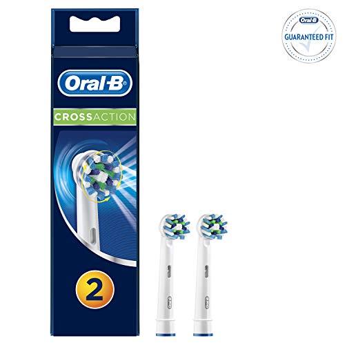 Oral-B Cross Action - Cabezales para cepillo de dientes, pack de 2