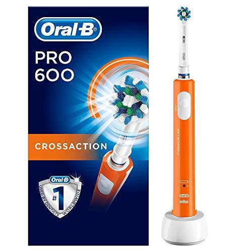 Oral-B PRO 600 CrossAction - Cepillo de Dientes Eléctrico con Tecnología de Braun