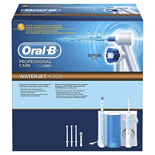 Oral-B Professional Care WaterJet +500 - Pack dental con cepillo de dientes recargable e irrigador