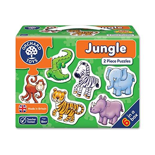 Orchard_Toys - Puzzle infantil, diseño de animales de la selva
