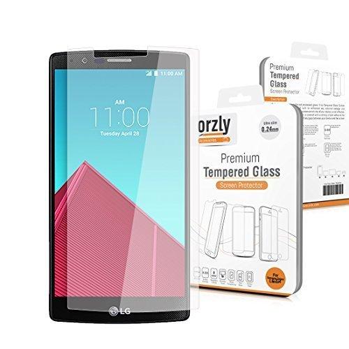 Orzly® - LG G4 Prima Cristal Templado Protector de Pantalla - 0,24mm Protectora para LG G4 SmartPhone / Teléfono Móvil (2015 Modelo)