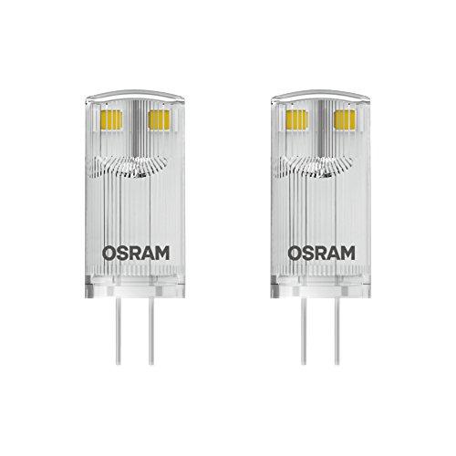 Osram 4058075812314 a + +, LED Star Special Pin/ - Bombilla LED con G4 socket de de - 2700 K/2 unidades), plástico, 0.9 W, blanco cálido, 3.3 x 1.2 x 1.2 cm