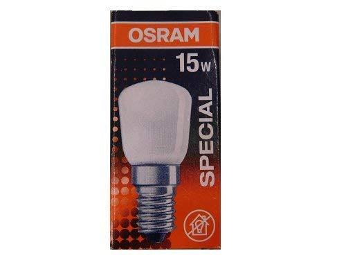 OSRAM T26 Bombilla Incandescente, E14, 15 watts, Trasparente, 1 Unidad