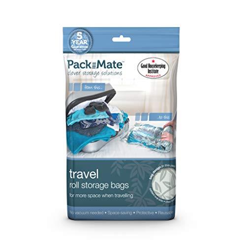 Packmate ® - x2 Mediano bolsas enrollables para almacenaje comprimido - Para vacaciones, viajes, maletas grandes y mochilas